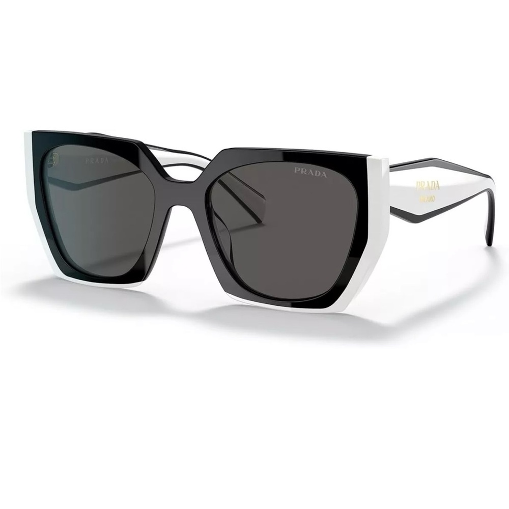 PRADA 54MM Black Talc Dark Grey Women's Sunglasses